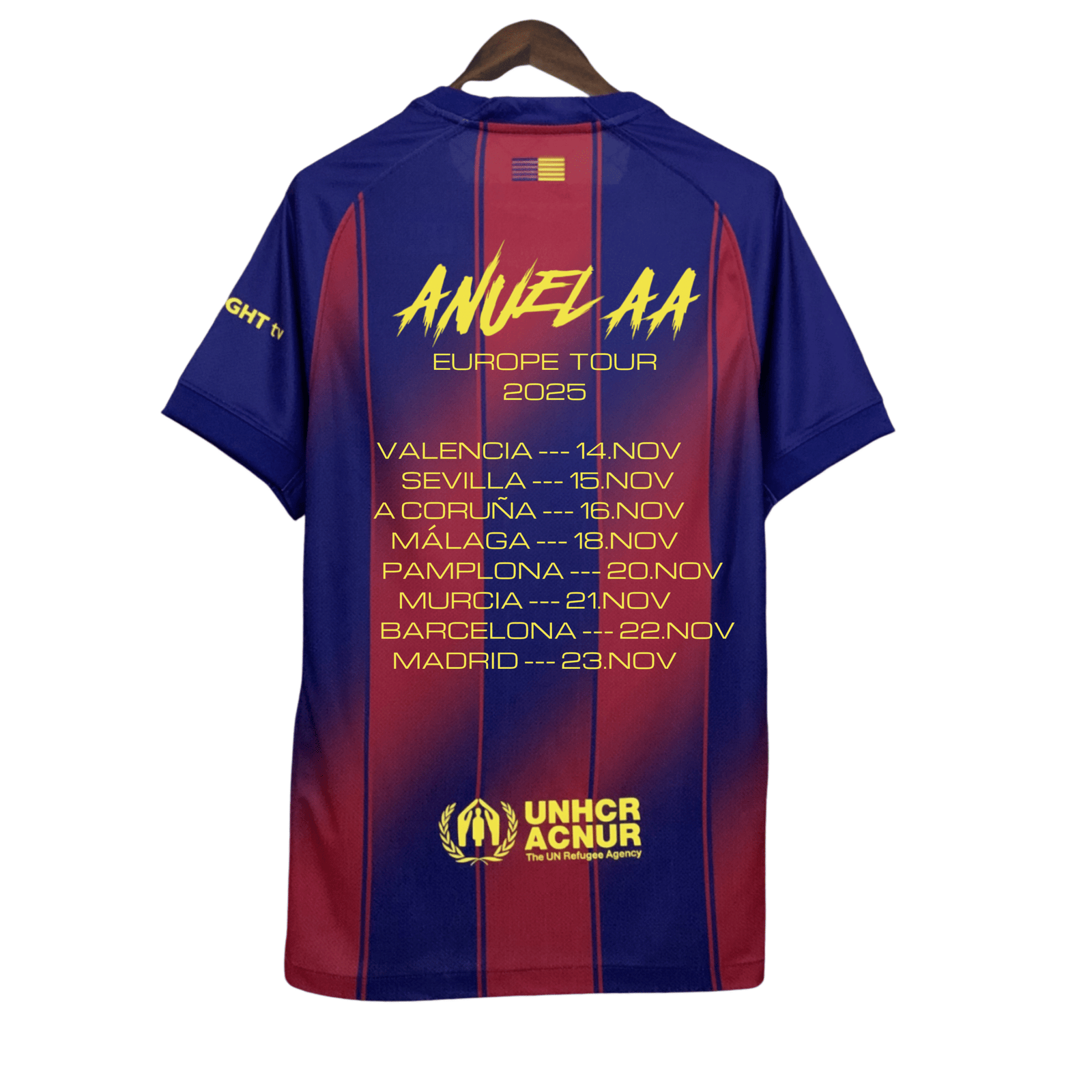 FC Barcelona x Anuel ´RHLM 2 Tour´ camiseta - Imagen 2