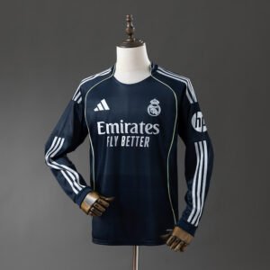 Real Madrid 2025/26 Visitante (Mangas Largas)